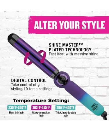 Buy Rough Volume 1-1/4 Shine Master Digital Curling Wand | Ambre - International Shipping Available - Buy Online on GoSupps.com