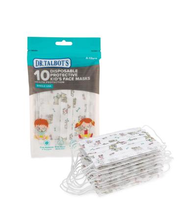 DrTalbots face masks for children 4-12 years multi-coloured NVNTRMASK 10 pieces