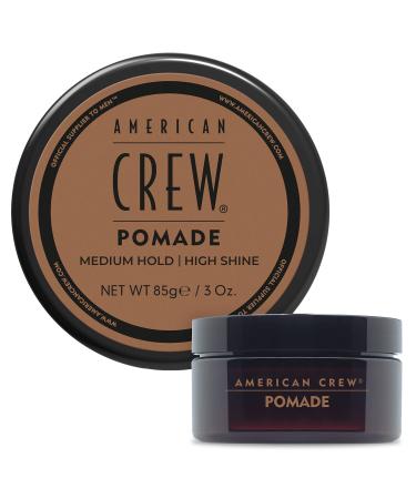 Men's Hair Pomade by American Crew  Like Hair Gel with Medium Hold & High Shine  3 Oz (Pack of 1) 3 Ounce (Pack of 1) - Buy Online on GoSupps.com