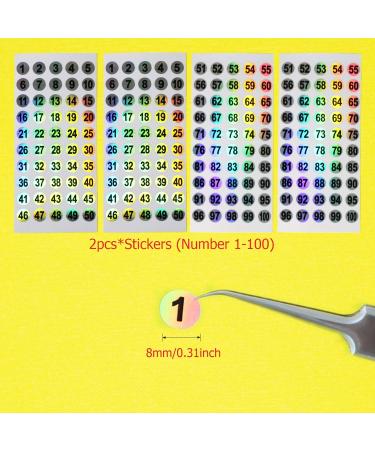 Nail Swatch Sticks with Ring - 100pcs Transparent | Nail Color Display & Practice Samples - Buy Online on GoSupps.com