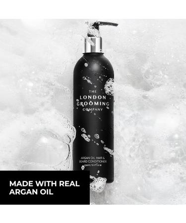 Argan Oil Hair & Beard Conditioner - Sulfate Free For All Hair Types - 8.8 Fl Oz (250ml) - Nourish & Hydrate - Buy Online on GoSupps.com