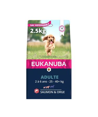 Eukanuba Adult Dog Dry Food For Small and Medium Breeds Salmon & Barley 2.5kg