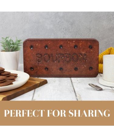 Giant Bourbon Biscuits Gift Set - Chocolate Novelty Biscuit Tin Gifts - Luxury Biscuits Gift Bourbon Biscuit Box - Fathers Day Gift Ideas for Dad British Chocolate Gifts for Men & Women 400g - Buy Online on GoSupps.com