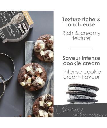 ScrapCooking - P te de Fourrage Cr meux Cookie Cream 200 g - Pour Fourrer Tablettes clairs Macarons G teaux B ches de No l Cookies Cheesecakes & P tisseries - 4636 - Buy Online on GoSupps.com