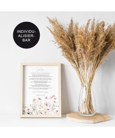 Personalized Godparent Letter Baptism Flowers | Unique Baptism Gift for Godchild & Girl - Buy Online on GoSupps.com