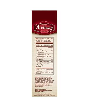 Archway Classic Soft Iced Oatmeal Cookies - 9.25 Ounce | Delicious Treat - Buy Online on GoSupps.com