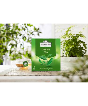 Ahmad Tea Green Tea Green Tea Teabags 100 ct - Caffeinated & Sugar-Free Green Tea 100 Count (Pack of 1) - Buy Online on GoSupps.com