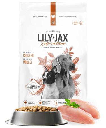 Dry Dog Food - No Corn or Soy - Protein Rich - Puppy Food - Adult Dog Food by Lily & Jax (Chicken 2 kg (Pack of 1)) Chicken 2 kg (Pack of 1)