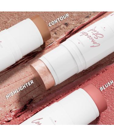 Dual-ended Stick Face Highlighter Stick for Cheeks Makeup Sticks for All Skin M06# - Buy Online on GoSupps.com