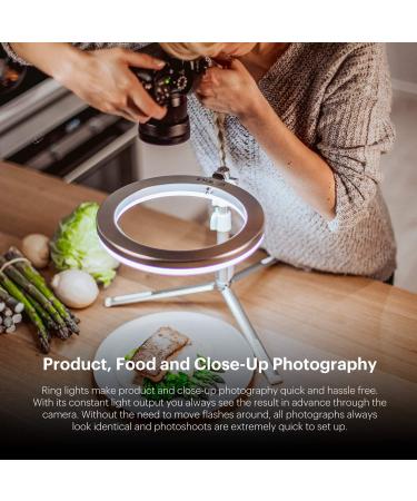 Kodak 10 LED Ring Light with Tripod for Smartphones & DSLR - Adjustable Brightness, Color Balance, 1800 Lumens - Remote Shutter, Carrying Case Included - Buy Online on GoSupps.com