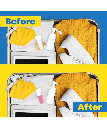 Brandly Goods Multi-Size Silicone Bottle Covers for Travel Leak-Proof Stretchable Sleeves & Safety Clip Locks Silicone Covers for Travel Toiletries Bottle Covers for Traveling Essentials 8 - Buy Online on GoSupps.com