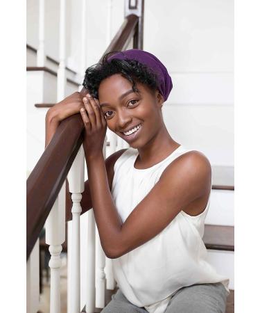 Grace Eleyae Women's Satin Lined Sleep Cap - Purple | Soft & Stylish Hair Care Beanie - Buy Online on GoSupps.com