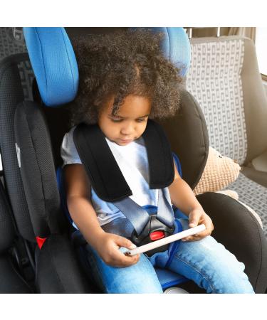 Uraqt Baby Seat Belt Shoulder Pads - Universal 2 Piece Car Seat Belt Pads Breathable Neck Support for Kids Black - Buy Online on GoSupps.com