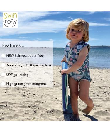Swim Cosy Baby/Toddler Wetsuit Vest UPF50 - Neoprene Wrap Design | Unicorns Dinosaurs Ducks | XL 2-3 Years - Buy Online on GoSupps.com