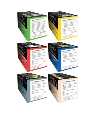 Bigelow Black Tea Variety Pack - 120 Caffeinated Tea Bags (6 Flavors, 20 Count Each) - Buy Online on GoSupps.com