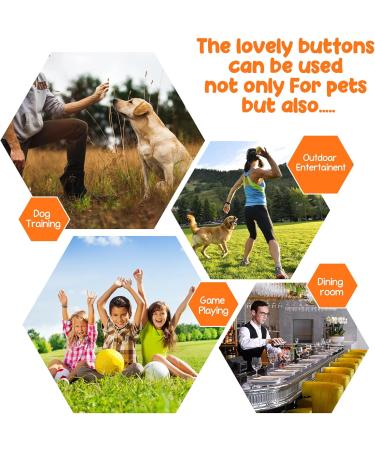 Reaque Buzzer for Dogs - Pack of 4 Interactive Sound Buttons with Recording Function for Training & Communication - Buy Online on GoSupps.com
