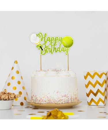 Seyal Tennis Happy Birthday Cake Topper - Buy Online on GoSupps.com