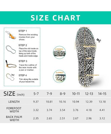 NICE CARE Arch Support Insoles for Men | Orthotic Plantar Fasciitis Inserts | Flat Feet Pain Relief | Ultra-Light Athletic Shoe Cushioning | Black, Size 12-13 - Buy Online on GoSupps.com