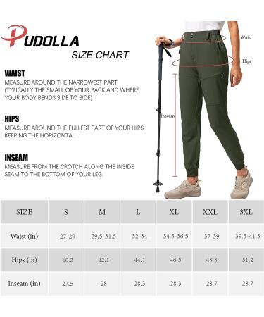 Pudolla Women's Lightweight Waterproof Golf Joggers - Black | Small Size - Buy Online on GoSupps.com