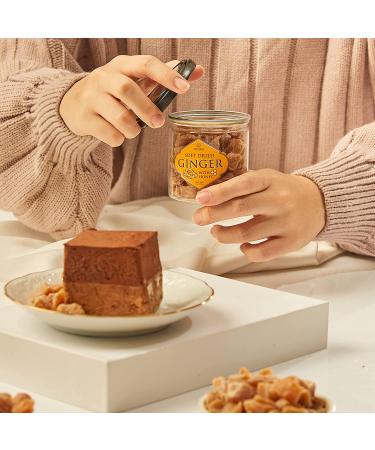 Homtiem Dried Crystallized Ginger 3.5oz - Chewy & Delicious, Less Sweet, No Artificial Colors - Pack of 1 - Buy Online on GoSupps.com