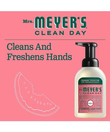 Mrs. Meyer's Watermelon Foaming Hand Soap 10 Oz (Pack of 3) - Refreshing & Moisturizing - Buy Online on GoSupps.com