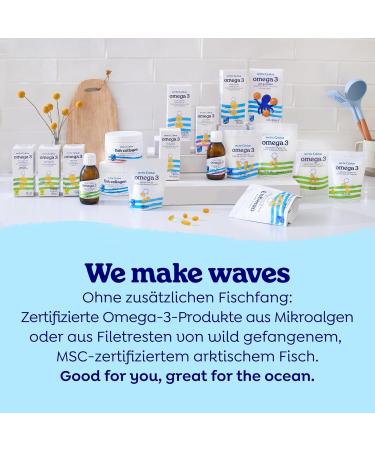 Arctic Blue Omega 3 Premium Vegan Oil - 150ml - 370mg DHA & 75mg EPA & 350mg ALA Per Serving - Contains Seaweed Oil & Hemp Oil with Vitamin - Buy Online on GoSupps.com