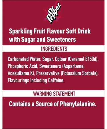  Dr Pepper Dr Pepper 330 ml Pack of 24 - Buy Online on GoSupps.com