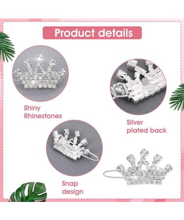 Buy Cobee Bling Dog Crown Hair Accessories | 4-Piece Rhinestone Dog & Cat Hair Clips - International Shipping Available - Buy Online on GoSupps.com