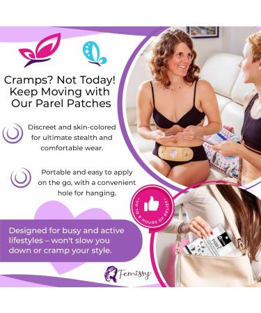 Flow-Specific Herbal Heat Patches for Menstrual Cramp Relief - Heavy Flow - 10 Pack | 8 Hours Adjustable Heat Therapy for PMS Comfort - Buy Online on GoSupps.com
