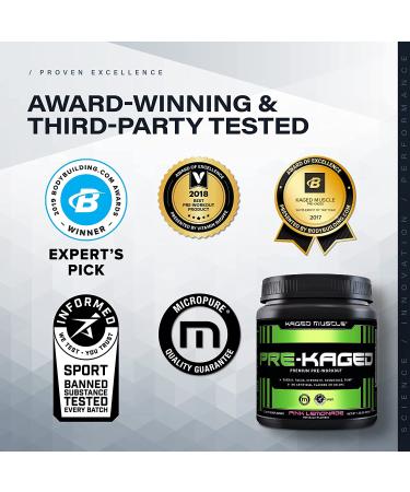 Buy Kaged Muscle PRE-KAGED Pre-Workout Primer - Pink Lemonade 1.30 lb (588g) for Energy & Focus - Buy Online on GoSupps.com