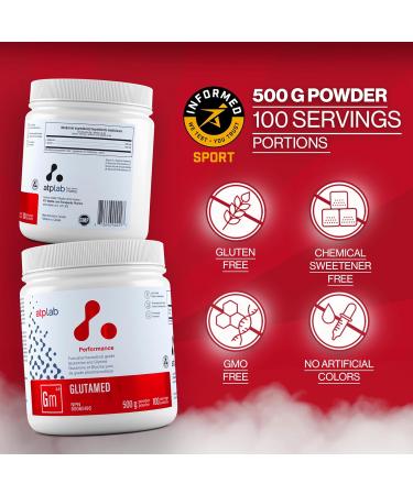 ATP LAB Glutamed 500g - Pure Pharmaceutical-Grade Glutamine & Glycine | Optimal Recovery Supplement International Shipping - Buy Online on GoSupps.com