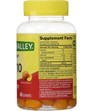 Buy Spring Valley Co Q-10 Dietary Supplement Adult Gummies 60ct - Healthy Heart Immune Support Fast Shipping Worldwide - Buy Online on GoSupps.com