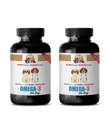 Dog Fat Pills - Omega 3 - Dog Chewy SOFTGELS - Skin Health - Joint Support - Heart Health - pet Omega 3 for Dog - 360 Softgels (2 Bottle)