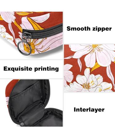 Sanitary Napkin Storage Bag - Portable Period Pouch for Women and Girls | Menstrual Cup Holder - Multicolor Design - Buy Online on GoSupps.com