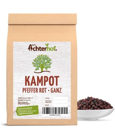 Kampot pepper red 100g finest peppercorns from Cambodia ideal for the pepper mill 100 g (1 pack) - Buy Online on GoSupps.com