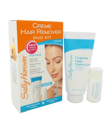 Sally Hansen Hair Removal Cream for Face 2 Piece Kit - Buy Online on GoSupps.com