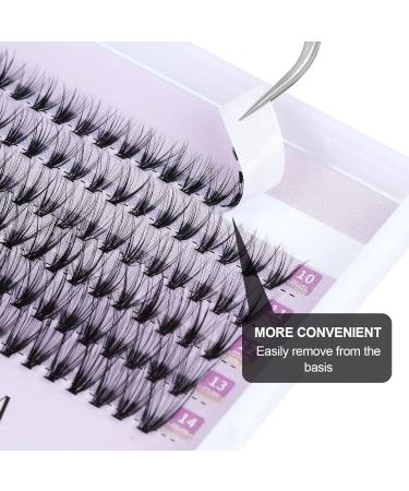 240pcs 40D 0.07 D Curl Cluster Eyelash Extensions 11mm - Soft Individual Lashes for DIY Eyelash Extension at Home - Buy Online on GoSupps.com