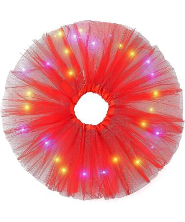 Womens LED Tutu Skirts - Light Up Ballet Dance Tulle Skirt for Party Costume - Buy Online on GoSupps.com