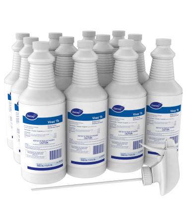 Diversey - Virex Tb Ready-to-Use Disinfectant Cleaner (04743.) - 32 Oz (Pack of 12 Bottles + 1 Spray Trigger) 12 Pack - Buy Online on GoSupps.com