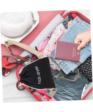 MUSISALY Hair Dryer Storage Bag Hotel Hair Dryer Bag Drawstring Bag Hair Dryer Organizer Hair Dryer Travel Bag Hotel Storage Bag Hair Dryer Supplies Guest Room Supplies Storage Organizer 33.00X30.00X0.50CM Black - Buy Online on GoSupps.com