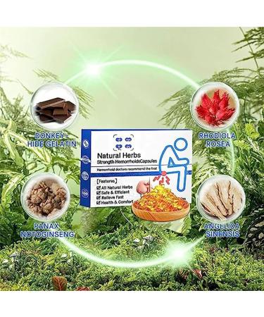MONBEQ Heca Natural Herbal Hemorrhoid Treatment Capsules for Relief - Buy Online on GoSupps.com