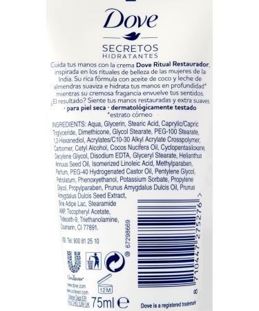 Dove Cream Treatment of Manos Coco 75 ml - Buy Online on GoSupps.com