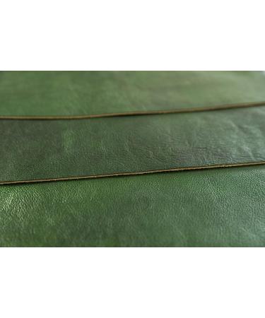 Full Grain Vegetable Tanned Tooling Leather Square 1.2-1.6mm Thick Pre-Cut Cowhide Sheet (Green, 12x24 in) - Ideal for Leather Crafting - Buy Online on GoSupps.com