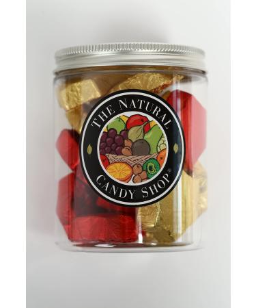 Natural Candy Shop Milk Chocolate foiled Stars Candy jar 170g x 9 units