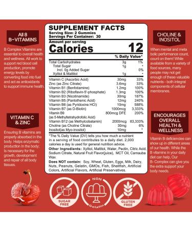 Nextdia GABA Vitamin B Complex Gummies - Buy Online on GoSupps.com