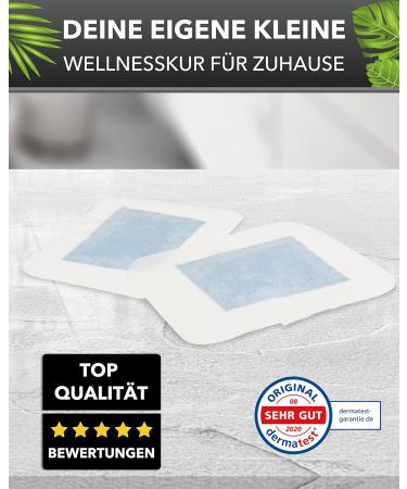 Premium Summer Foot Pads for Men - Peppermint Oil Bamboo Plaster - Wellness Foot Care 2-Piece Set - Buy Online on GoSupps.com