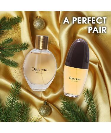 Obscure Couple Set Perfume for Women/Men Eau De Parfum - Amber Floral Jasmine Bourbon Vanilla & Woods Oriental-Floral Women/Men Cologne with a Modern Twist Elegant 100ml Bottle for Best Gift - Buy Online on GoSupps.com