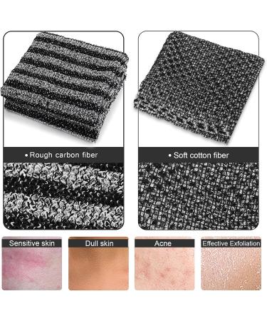 VIPITH Exfoliating Back Scrubber - Shower Bath Wash Towels for Men and Women - Body Scrubbing Brush Loofah Exfoliator - 2 Pack - Buy Online on GoSupps.com