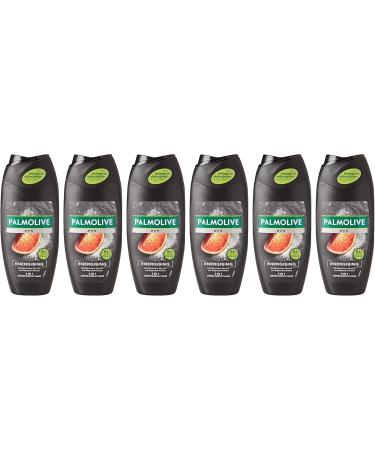  Palmolive Palmolive Energising 3-in-1 Shower Gel for Men - 6-Pack - For Body Face and Hair - With Citrus Essential Oil and Magnesium Extract - Buy Online on GoSupps.com