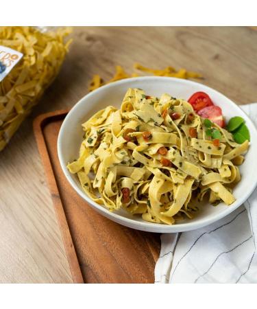 Steiners High Protein Tagliatelle - Low Carb High Fiber Pasta | 95% Less Carbs | 49g Protein | 6x250g - Shop Internationally - Buy Online on GoSupps.com